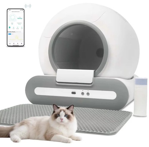 Litière automatique chat 65l - automatique,