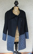 Manteau noir léopard - manteau,