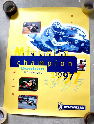 Rare affiche moto pilote - rare,