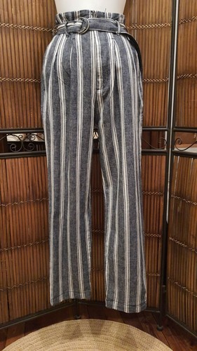 Pantalon femme rayé