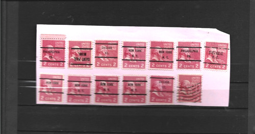 Etats unis timbres - etats,
