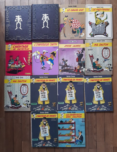 Lot anciennes lucky luke - anciennes,
