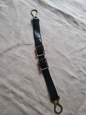 Belle Jugulaire Laiton De Casque a Pointe WW1  Cuir Fin