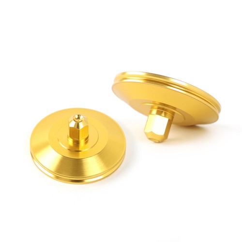 Gold 2pcs exhaust rave valve - gold,