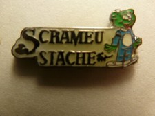 pin's officiel  bd Le Scrameustache createur gos 