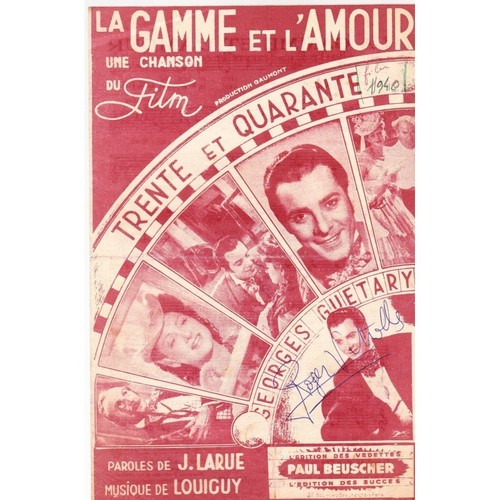Gamme amour film 1940 - gamme, et