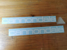 Ensemble autocollant blanc Cannondale x3 vieilles lettres autocollants vinyle...
