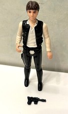 Figure vintage kenner Star Wars 1977 Han solo ANH repro weapon blaster GMFGI