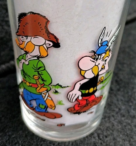 Verre moutarde astérix - verre,