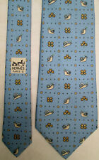 HERMÈS Authentique cravate 100% soie TBEG  vintage