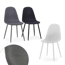 Chaise Jambes Métal Moderne