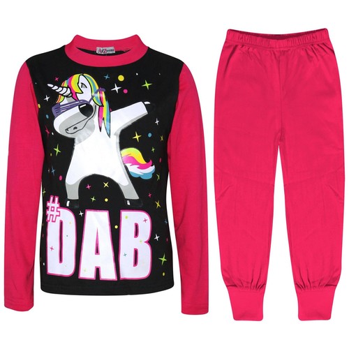 Enfants filles dabbing licorne - enfants,