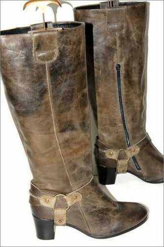 Pastelle bottes talons cuir - talons,