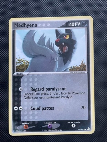 Carte pokémon medhyena 110 - medhyena, 80/110