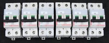 Lot de 6 x disjoncteur 2P
