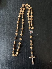 Chapelet vintage en bois