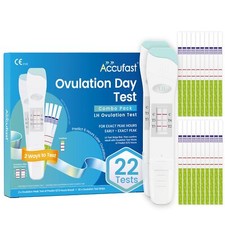 Test d’Ovulation 22 Pièces LH Combo Pack - 2x Bâtonnets de Test de PIC d'ovul...