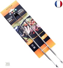 Pince barbecue 40 cm | ustensiles barbecue | pince barbecue inox | pince à 