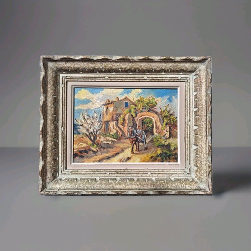 Antique oil painting - painting, provence