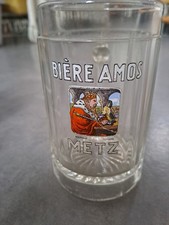 Chope Émaillée Biere Amos Metz