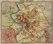 Carte école rome antique - carte,