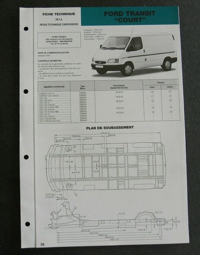 Fiche technique automobile