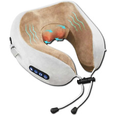 Oreiller de Massage Relaxant Chauffant pour le Cou Cervicales Douleurs Fatigue