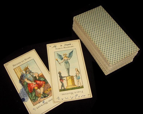 Ancien grand etteilla tarot - ancien,