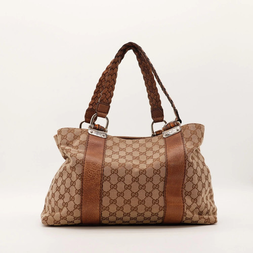 Sac gucci tote cabas toile - gucci,