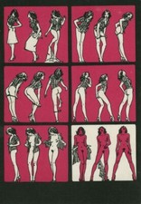 Manara strip tease pin - strip, up