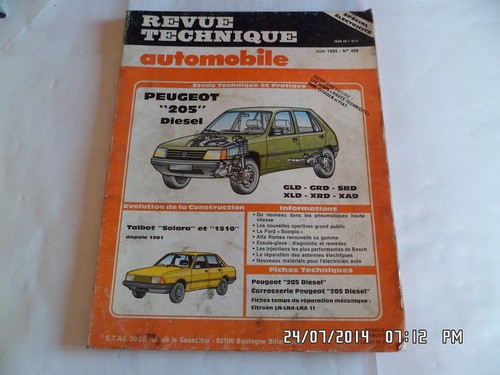 Rta peugeot 205 diesel - rta,