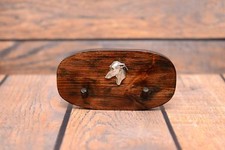 Petit lévrier italien - cintre en bois avec un chien, haute qualité, Art Dog FR