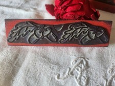 Tampon ancien frise idéale broderie frise gland 13  cm  n°52-2