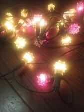 Ancienne Guirlande Électrique pour sapin de Noël 30 lampes  clignotantes DROGUET