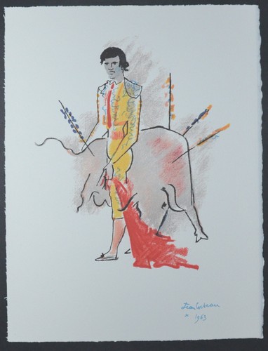 Superbe lithographie jean - superbe,
