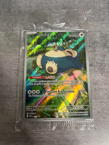 Carte pokémon promo - carte, ronflex