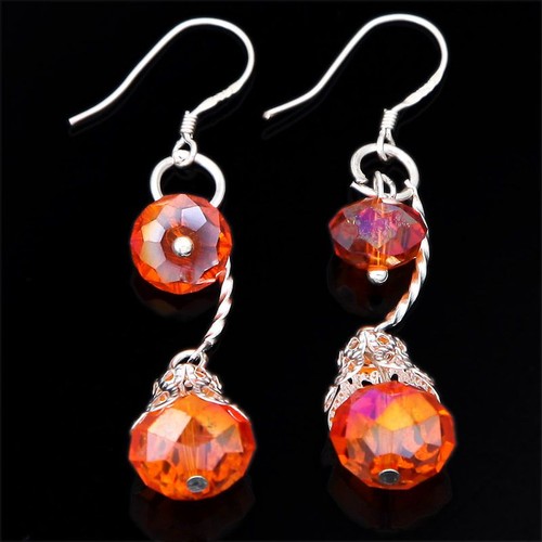 Boucle oreille cristal femme - cristal,