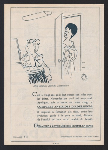 Publicité 1962 beaute