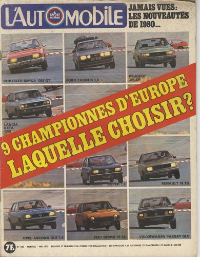Automobile magazine 395 - l’automobile, n°395