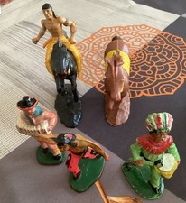  COFALU 1:32  - Cavalier INDIEN  + figurines starlux