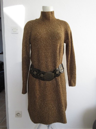 Robe pull kaki - h&m, s