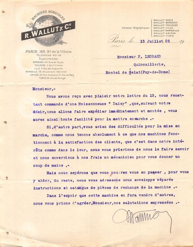 1905 machines agricoles - machines, r