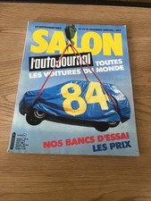 Revue   L'Auto Journal    SALON 83    Toutes les Voitures du Monde 1984