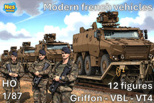 1/87 HO Modern French vehicles