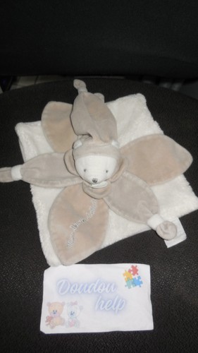 Doudou compagnie ours plat - et,