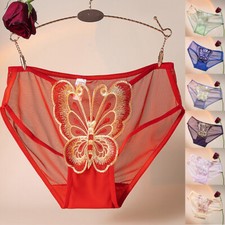 Lot De 5 Sous-Vêtements Transparents Pour Femmes Culottes En Maille Culottes  /