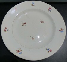 Assiette plate fleurie - Vintage