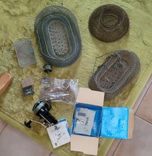 LOT DE PECHE - BOURRICHES  - GRAND ET PETIT MOULINET - HAMEçONS - ETC...