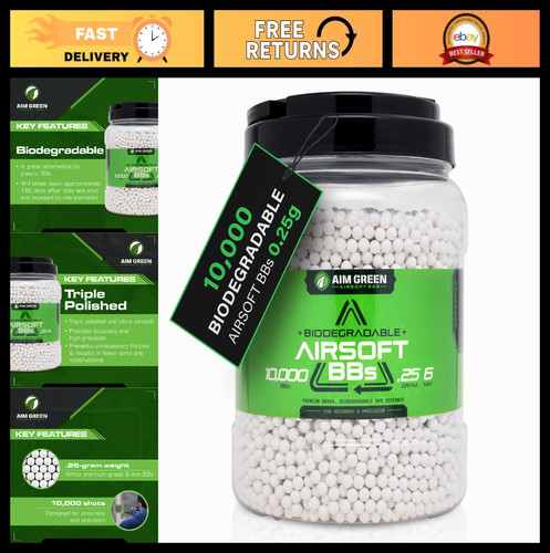 Biodegradable 6mm airsoft - 6mm,