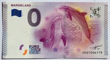 ?LE TRÈS RARE Billet 0 Euro MARINELAND 2015-1 ~ N° Série UEBT 006779 ~ À SAISIR